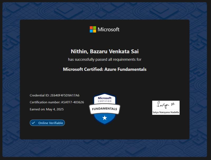 Microsoft Azure Fundamentals