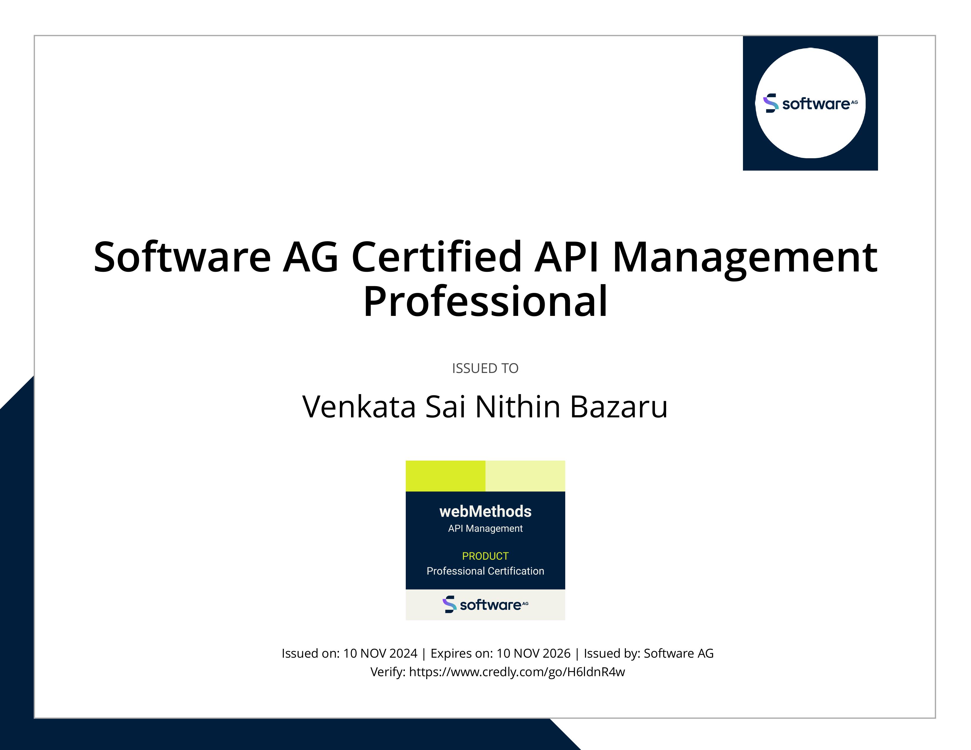 IBM webMethods API Management Professional